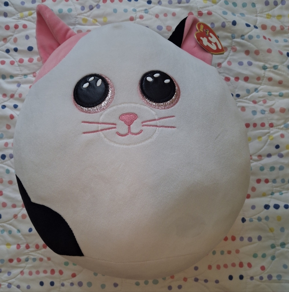 TY Squish A Boos 12in Cat